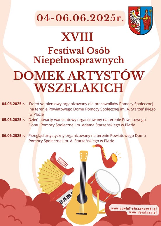 plakat - festiwal osób niepełnosprawnych