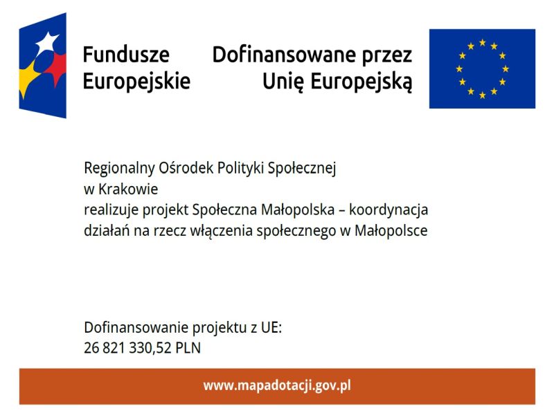 plakat społeczna małopolska