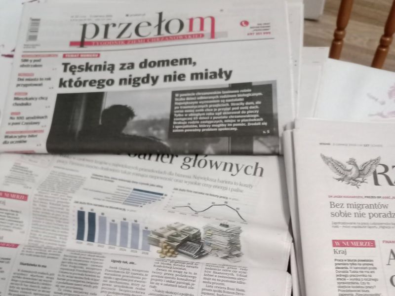 pierwsze strony gazet