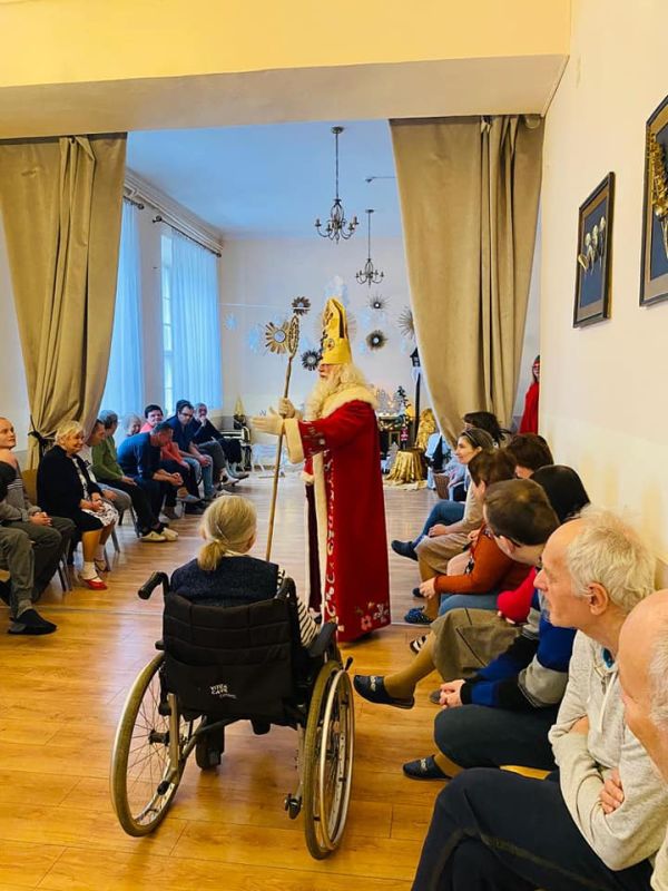 mikołaj odwiedził mieszkańców