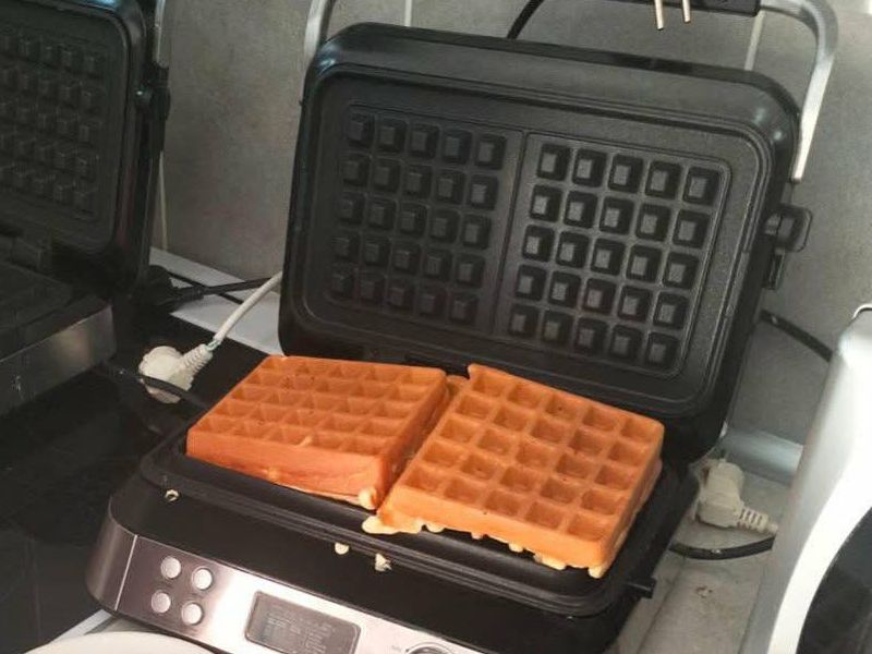 pieczenie gofrów u seniorów