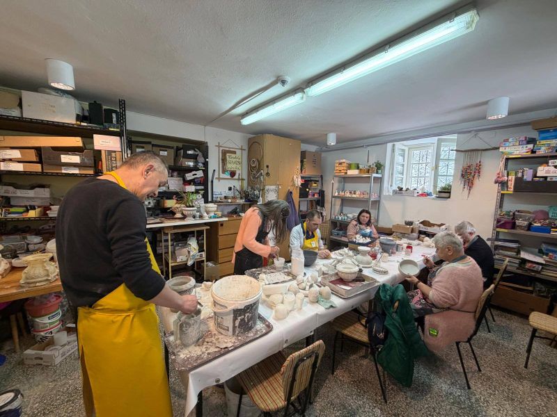 Mieszkańcy w pracowni